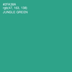 #2FA38A - Jungle Green Color Image